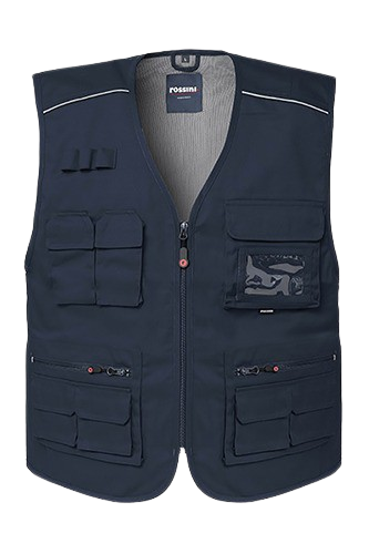 GILET DA LAVORO  FLORIDA: gilet da lavoro multitasche gilet estivo con chiusura anteriore con...